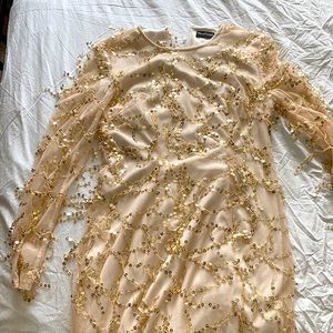 Sequined T-shirt dress